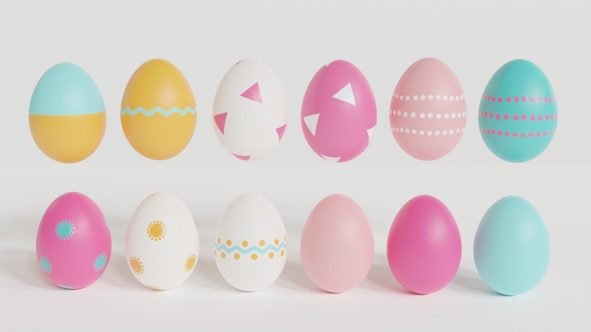 Easter Eggs 12 3D model_1