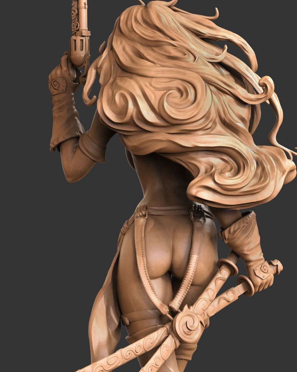 Red Monika NSFW 3D Print 3D print model_5