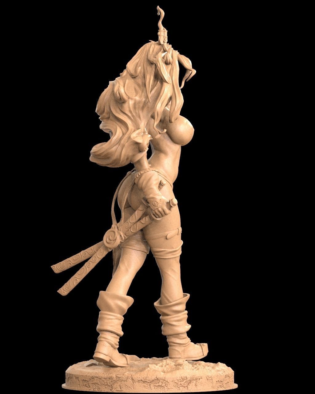 Red Monika NSFW 3D Print 3D print model_9