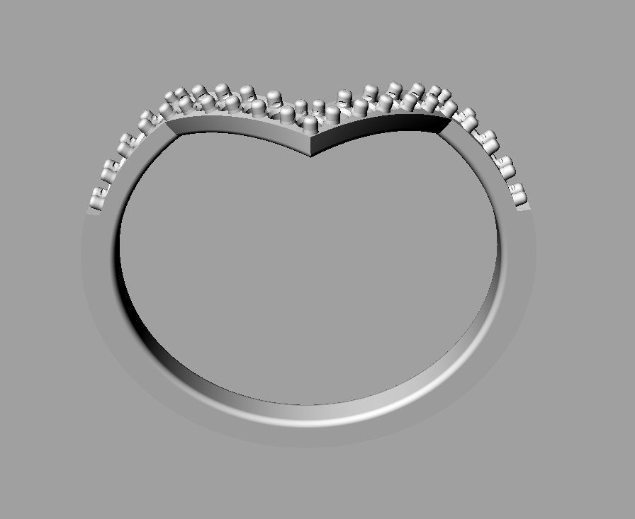 Fashion Diamond Ring 3D print model_17