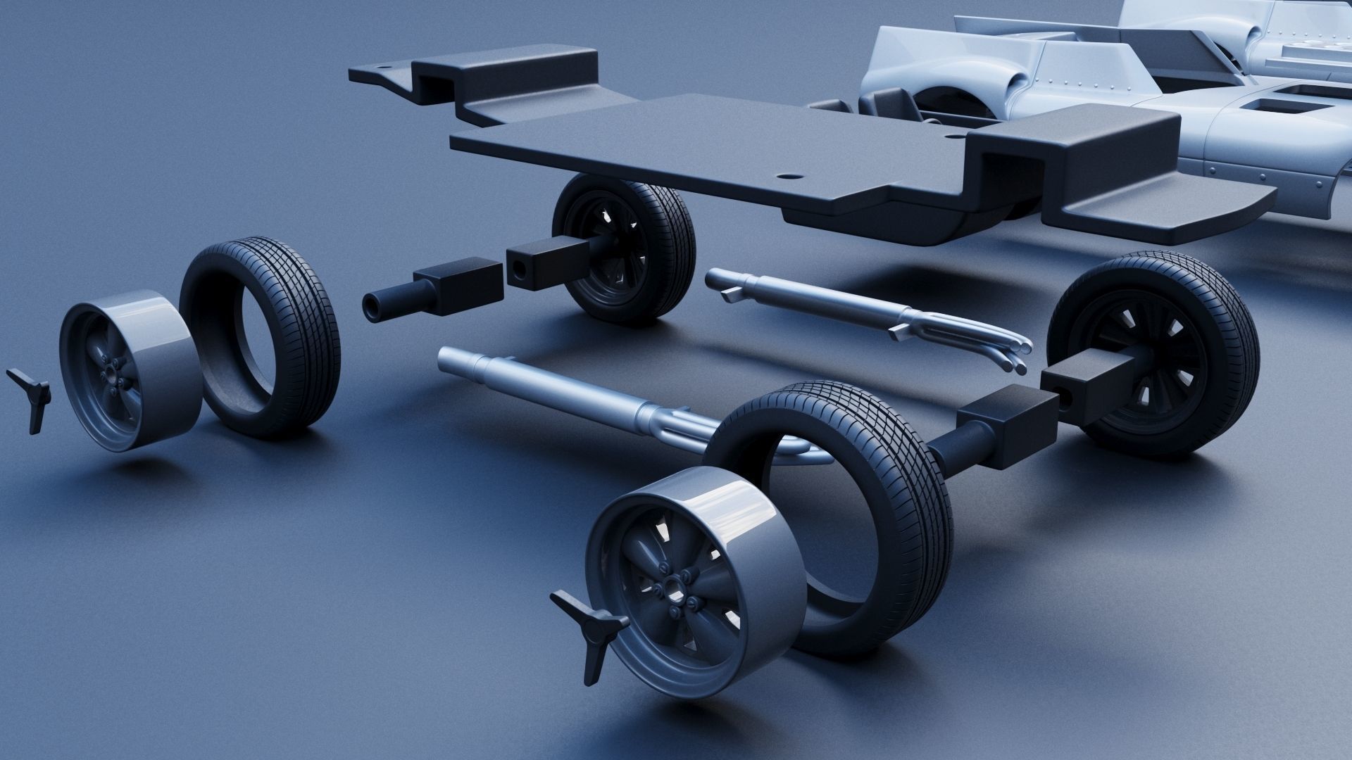 Chaparral 1 - 1963  3D print model_18