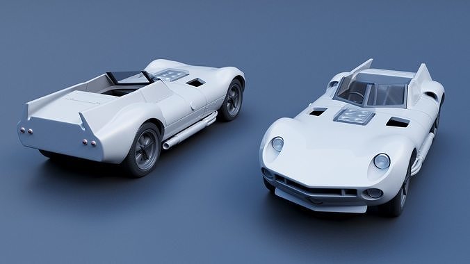 Chaparral 1 - 1963  3D print model 2
