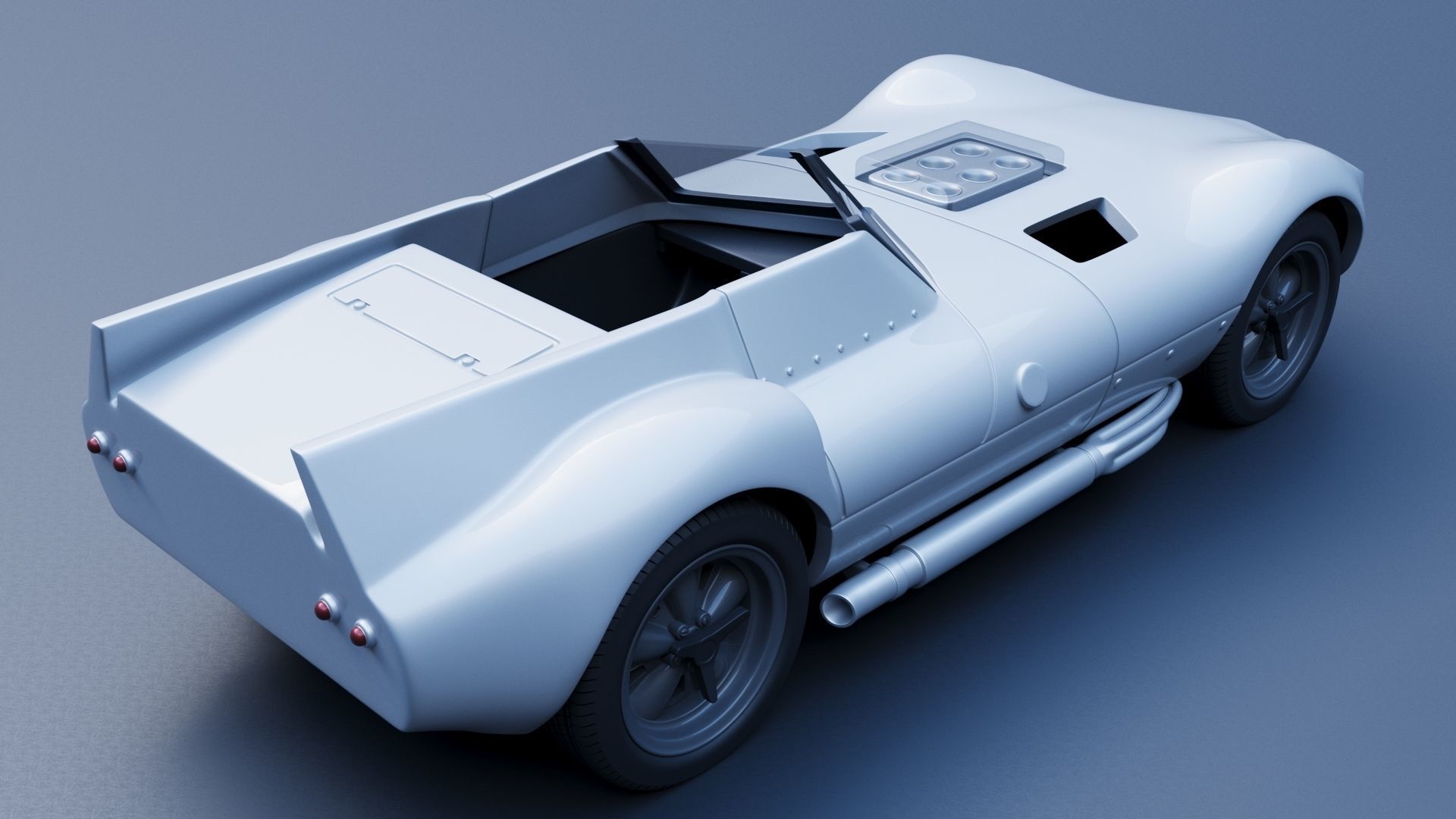 Chaparral 1 - 1963  3D print model_6
