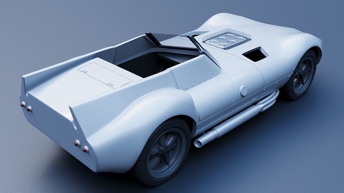 Chaparral 1 - 1963  3D print model 7