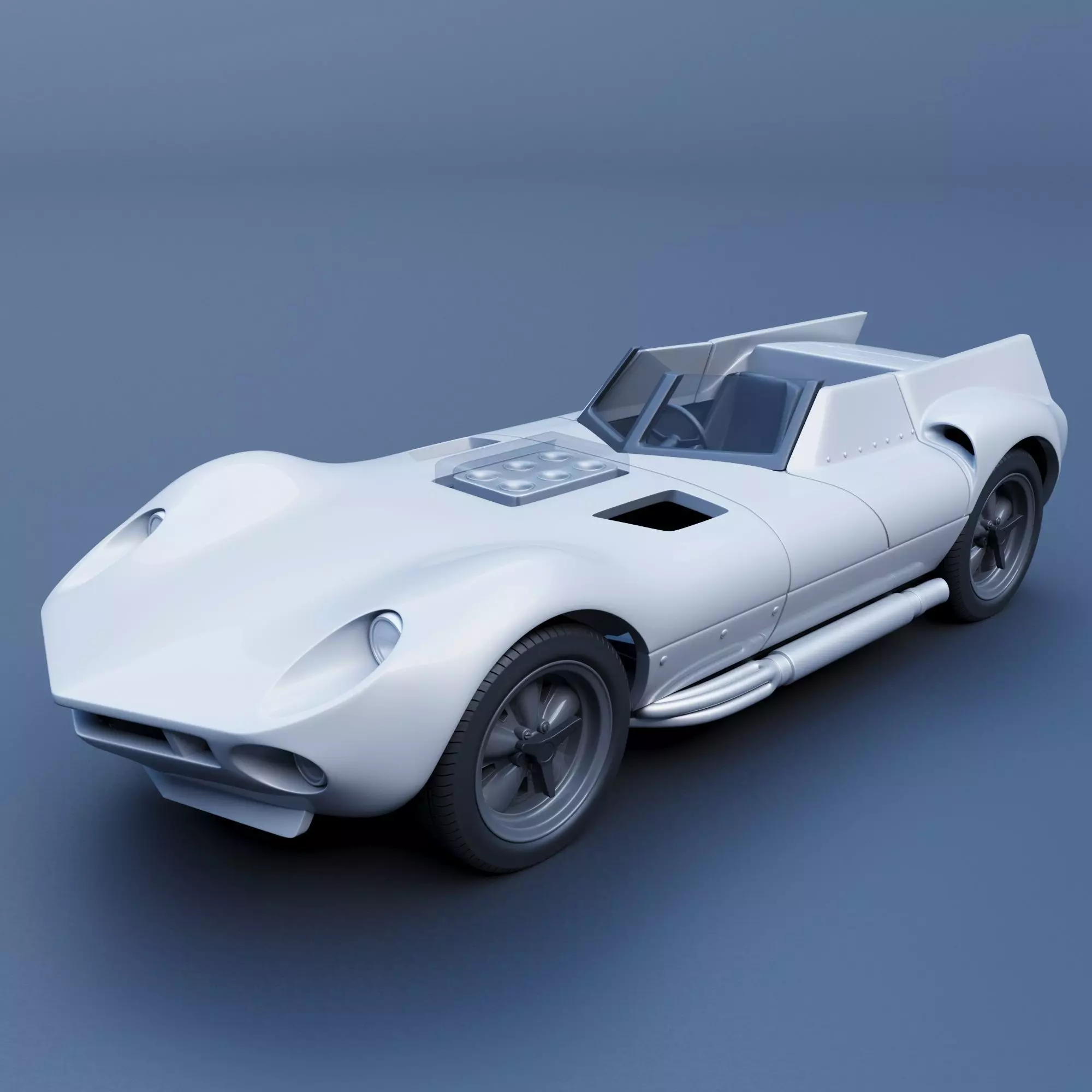 Chaparral 1 - 1963  3D print model_0