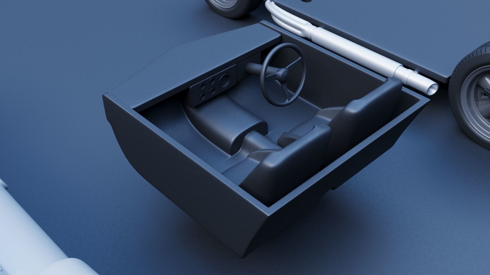 Chaparral 1 - 1963  3D print model_16