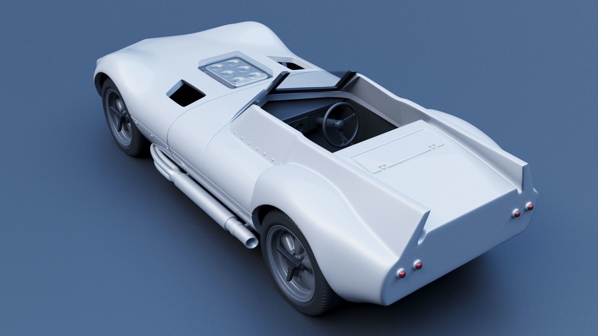 Chaparral 1 - 1963  3D print model_4