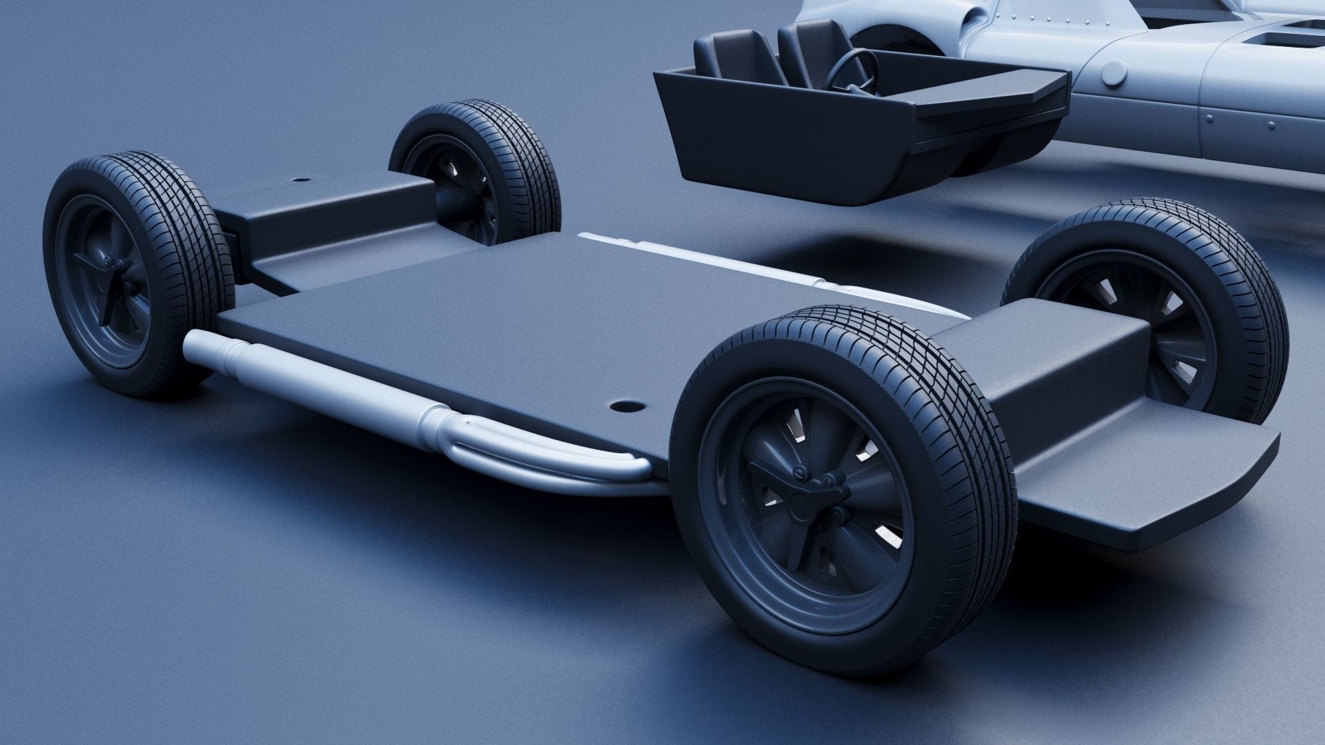 Chaparral 1 - 1963  3D print model_17