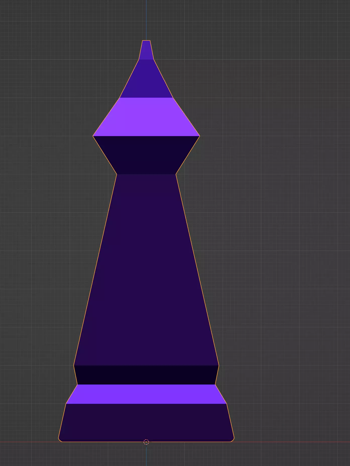 T1-Bishop chess piece 3D print model