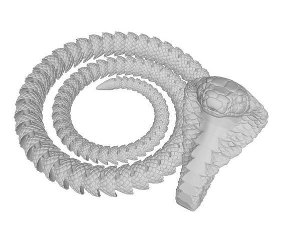 Flexi-Snake snake Free 3D print model