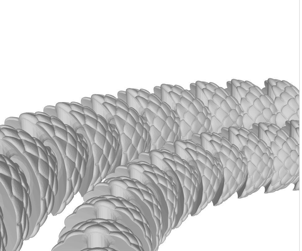 Flexi-Snake snake Free 3D print model_2