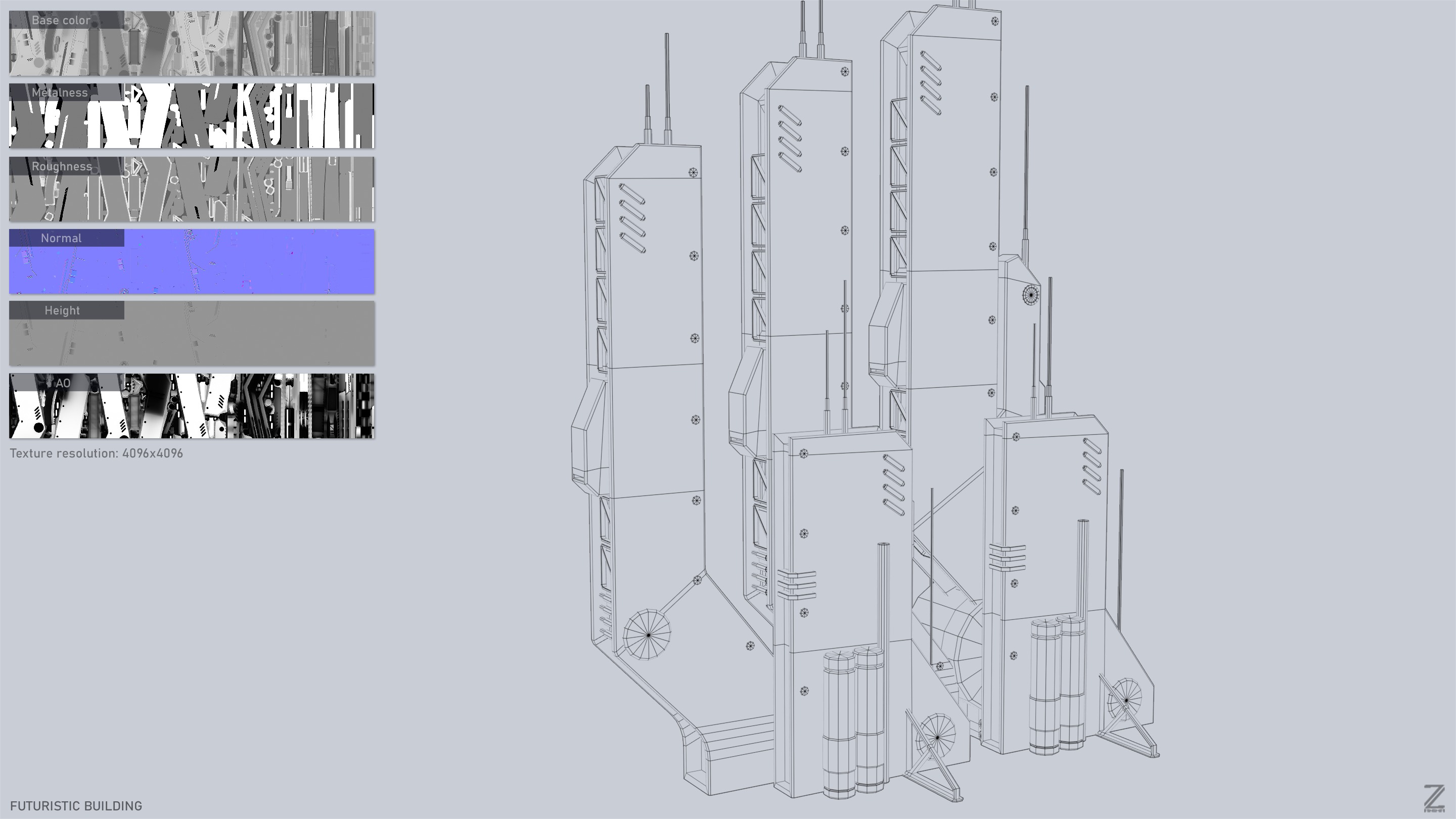 Futuristic building collection _6