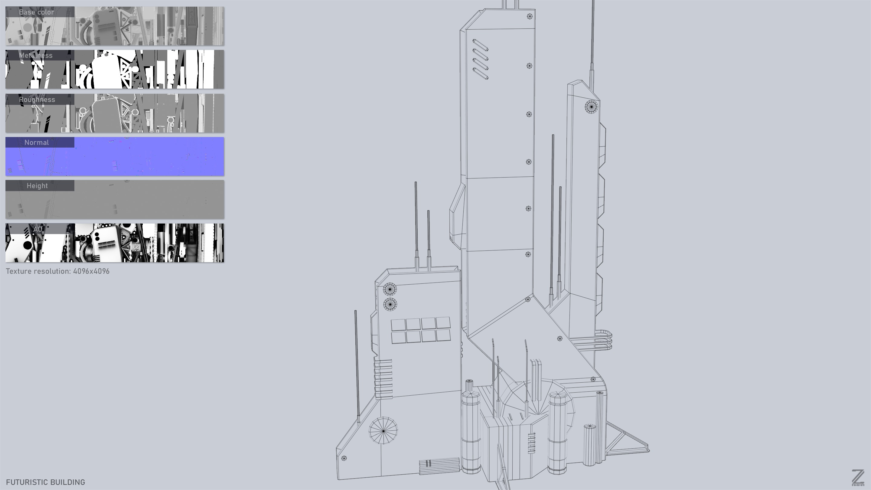 Futuristic building collection _14