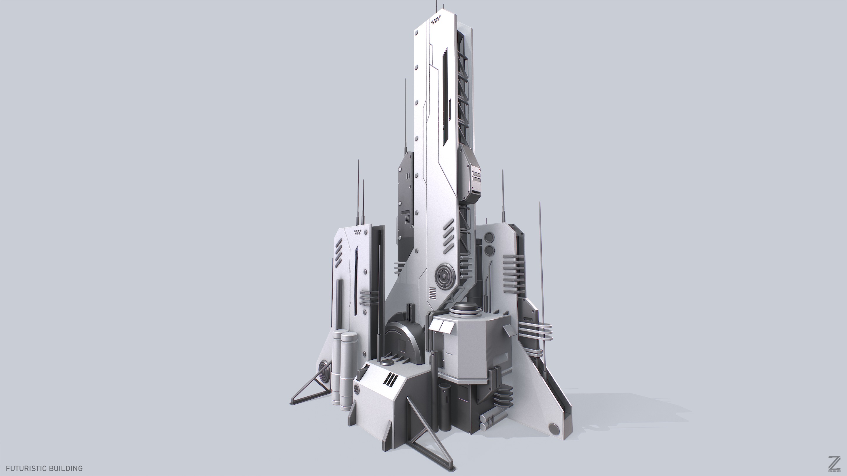 Futuristic building collection _9