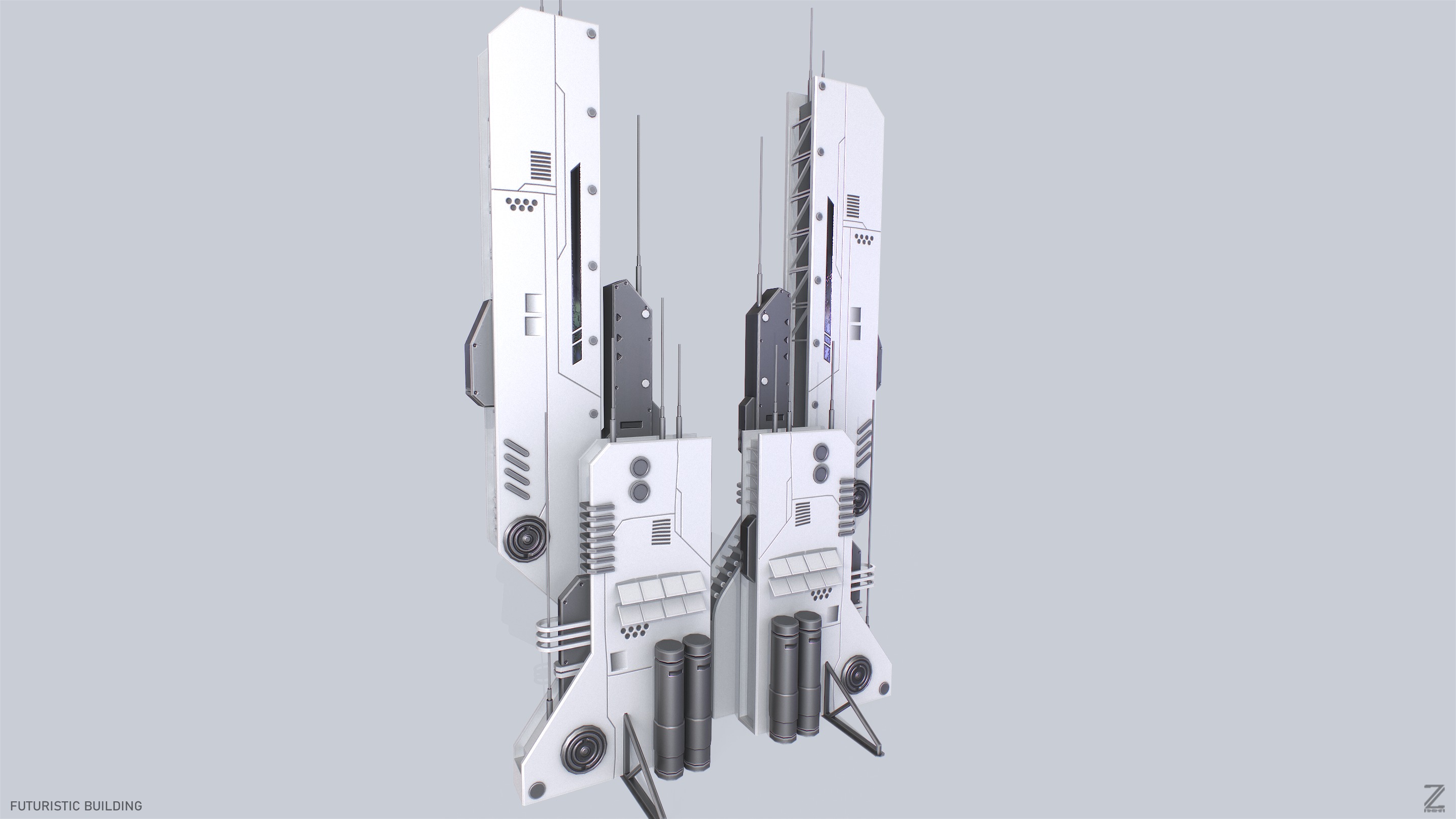 Futuristic building collection _3