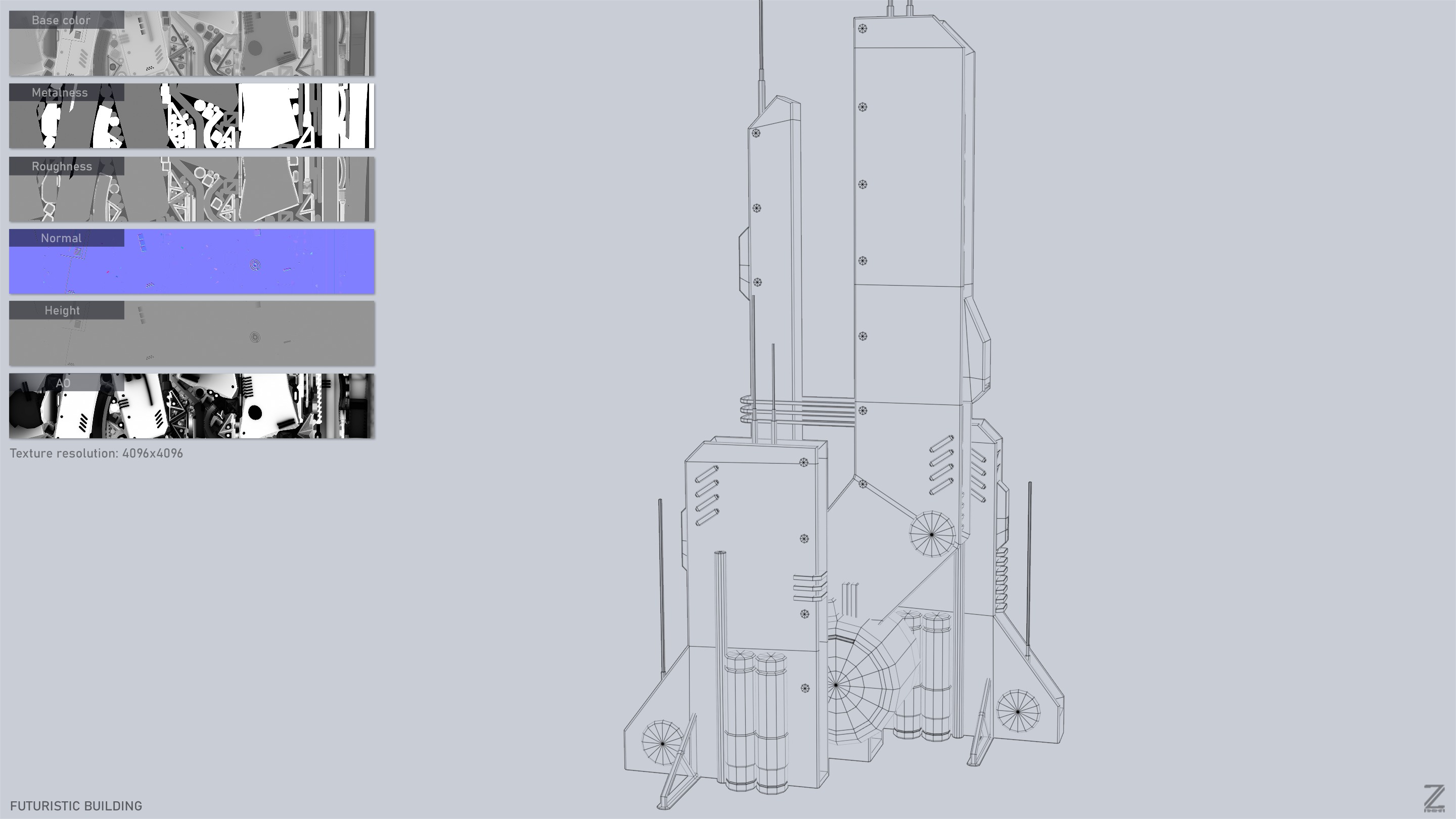 Futuristic building collection _8