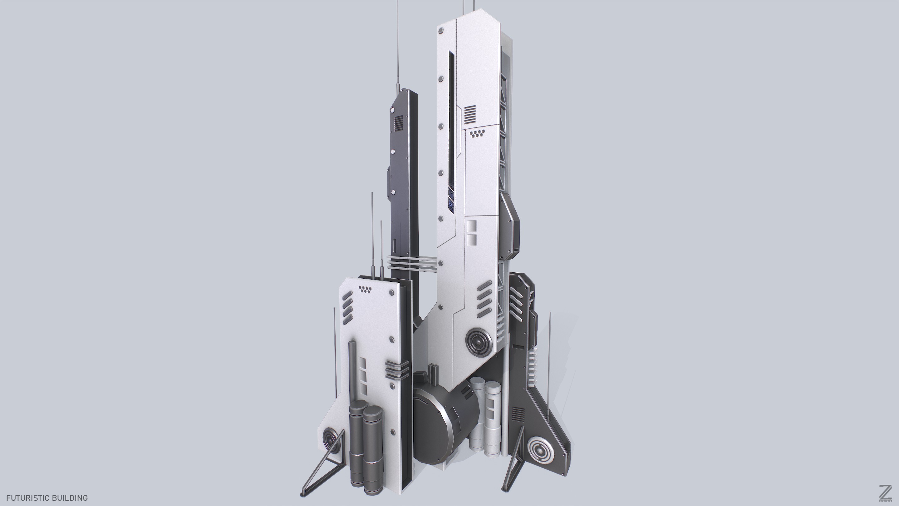 Futuristic building collection _7