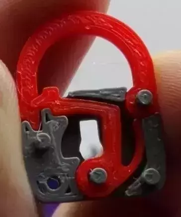 WORKING MECHANISM LOCK WITH KEY Free 3D print model
