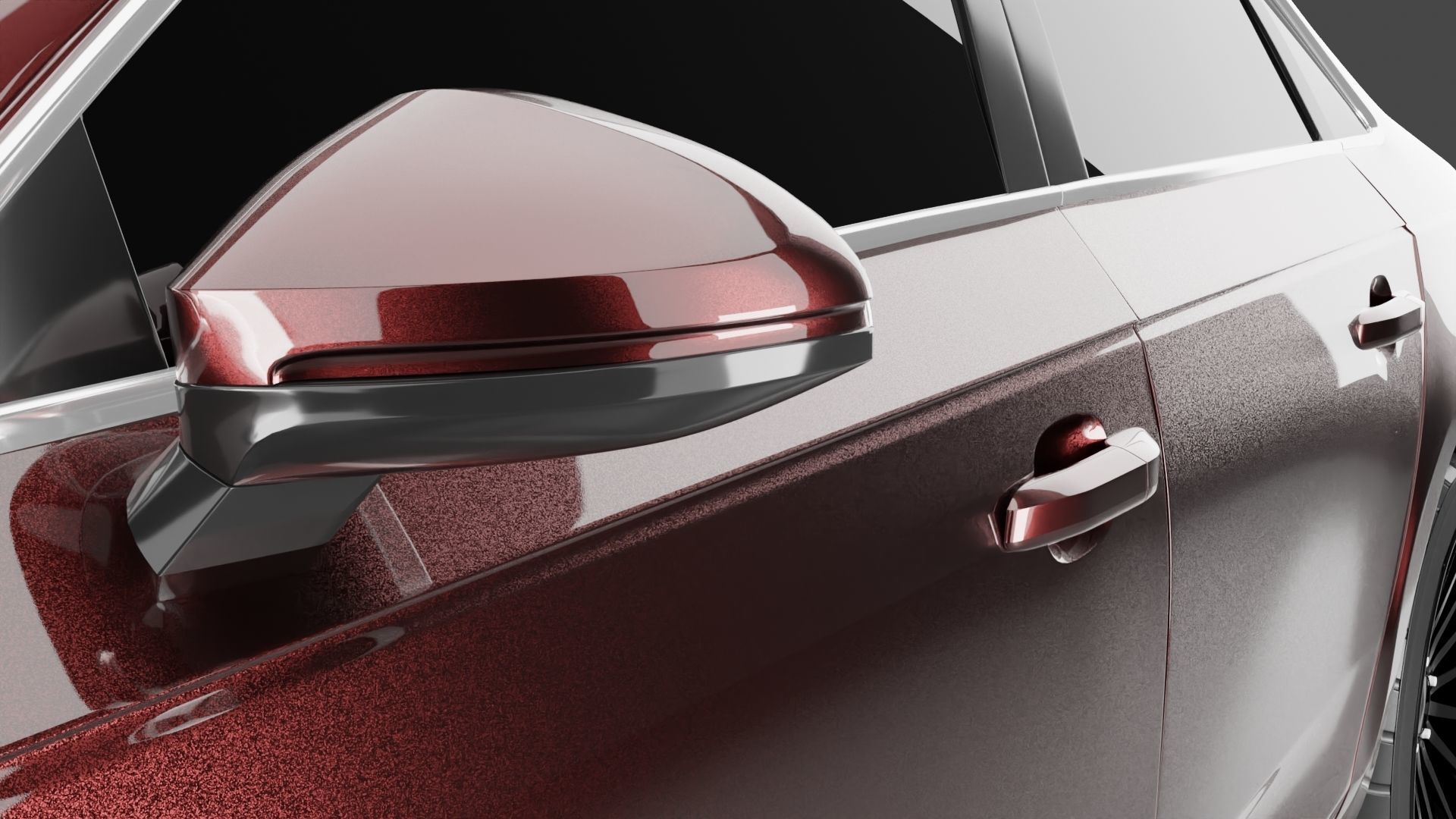 Audi A4 Sedan Full Exterior 3D Model Without Interior 3D model_7