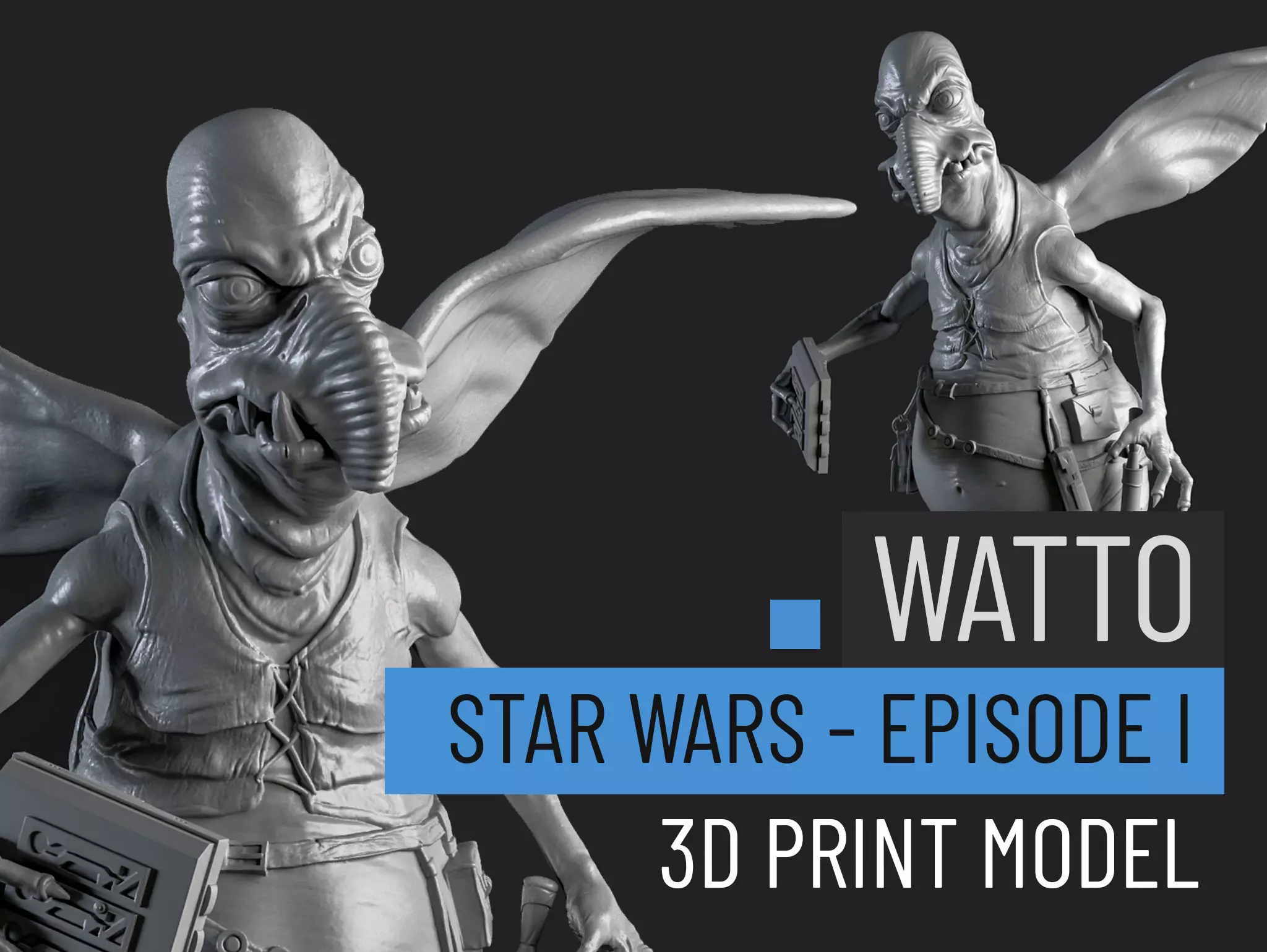 Watto - Star Wars - Episode I - 3D print model 3D print model_0