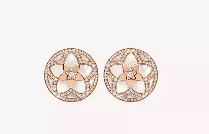 JANNAH FLOWER EARRINGS 3D print model