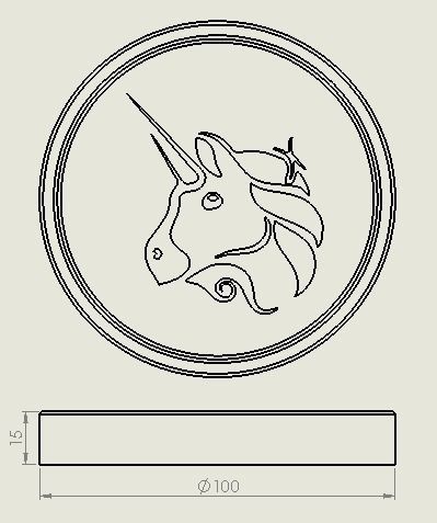 UNI 3D Part STL and IGES 3D print model 3D print model_9