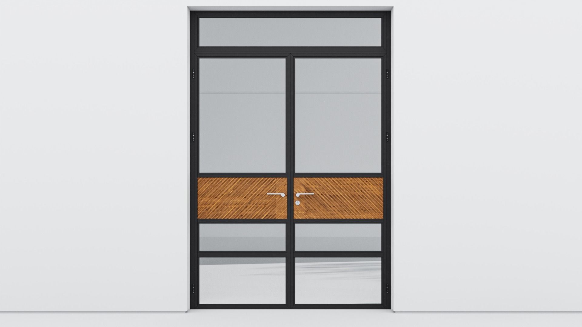 Aluminium door 187 3D model_1
