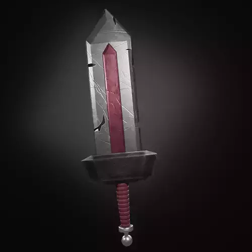 Low Poly Fantasy Sword