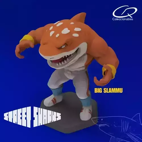 Street Sharks - Big Slammu - Full Figure 3D print model