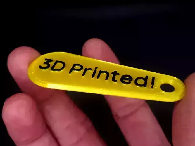 Label 3D Printed Free 3D print model