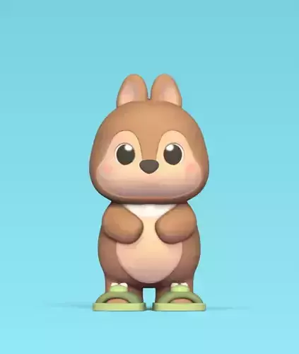 Squirrel Frog Shoes 3D print model