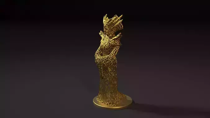 Enchantress golden tree 3D print model
