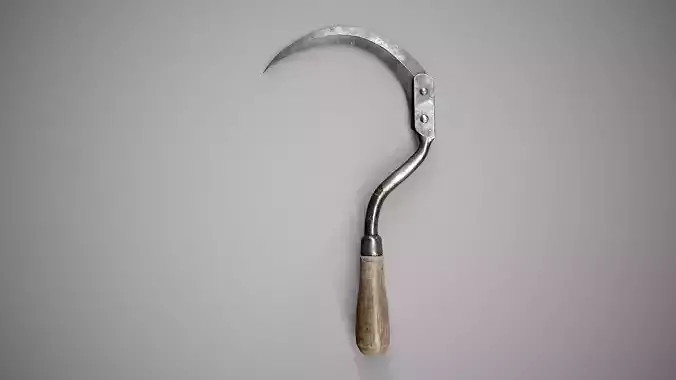 Sickle Low-poly 3D model