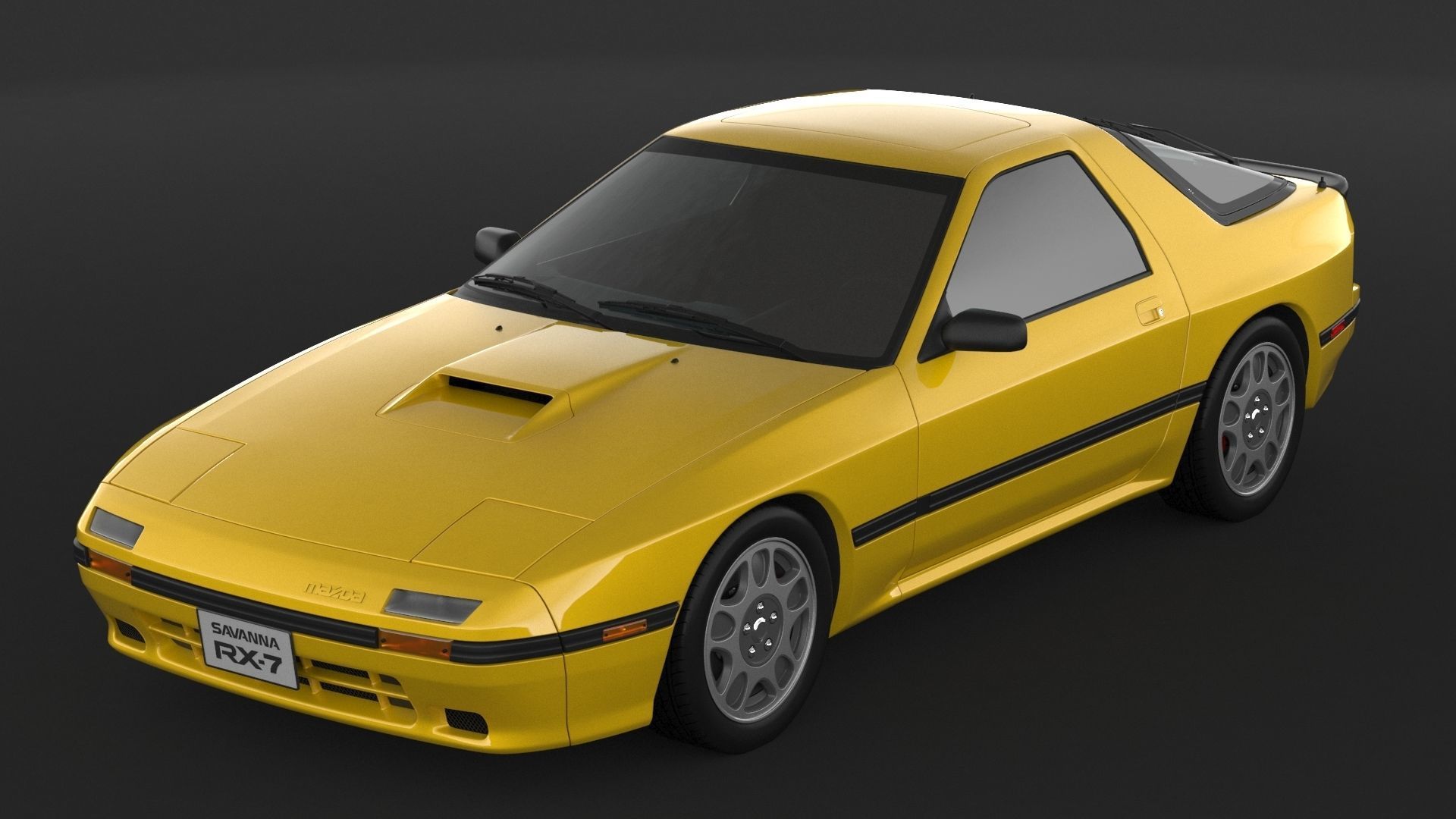 S4 Fc Rx7 Mazda RX-7 FC3S S4 3D model | CGTrader
