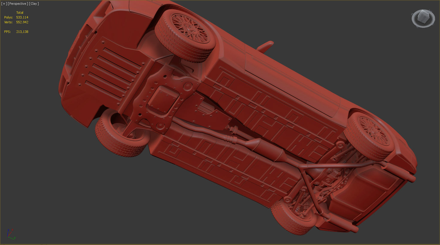 Mazda RX-7 FC3S S5 3D model_15