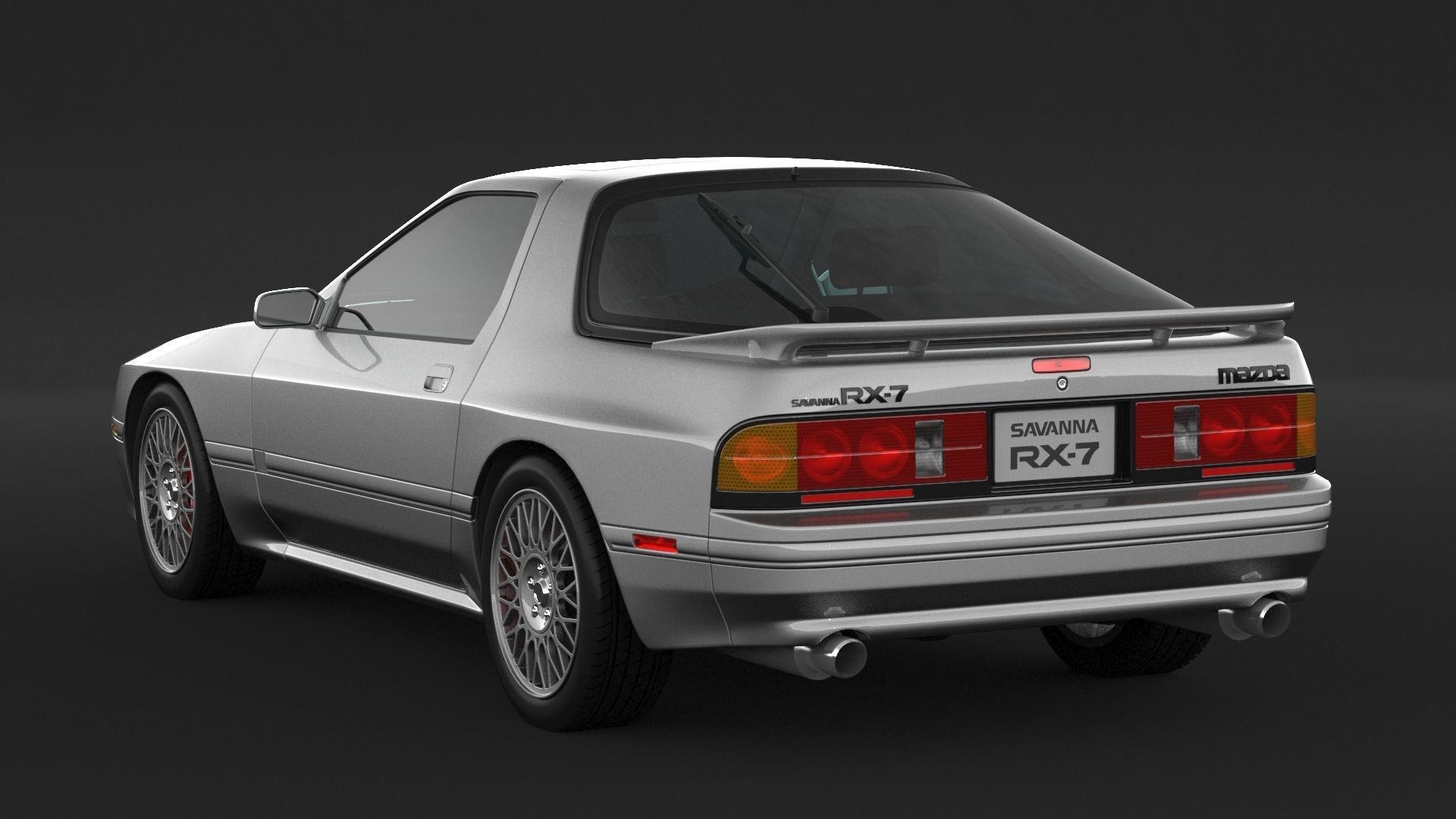 Mazda RX-7 FC3S S5 3D model_5