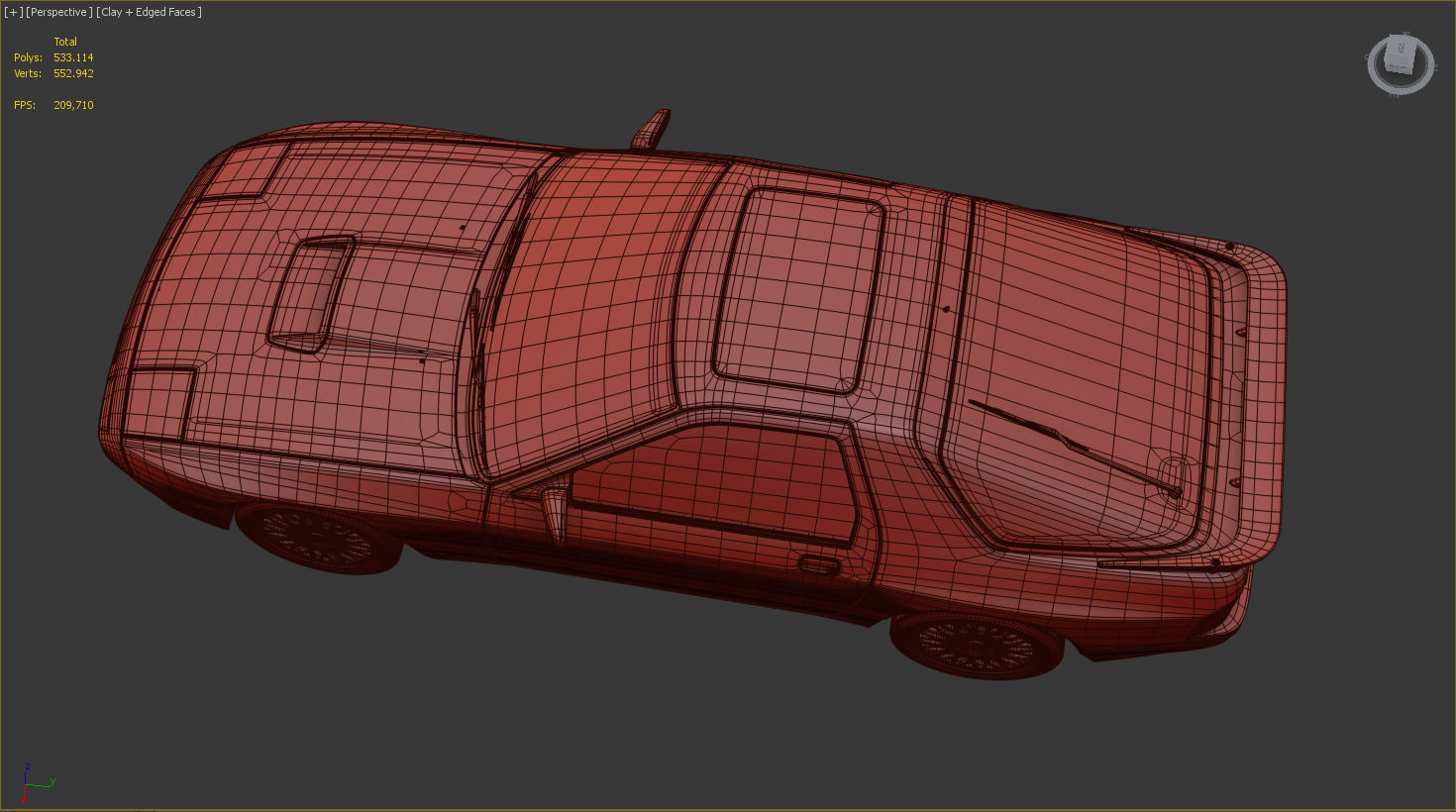 Mazda RX-7 FC3S S5 3D model_16