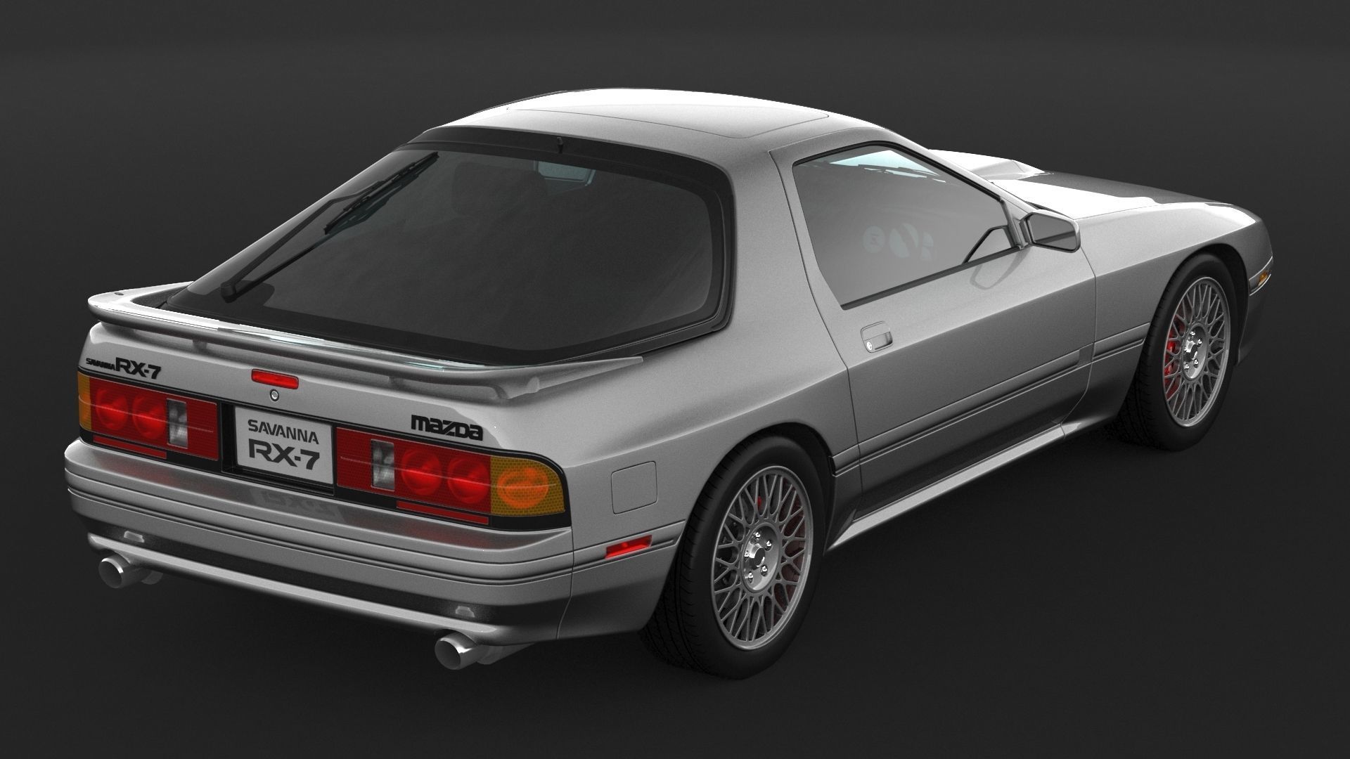 Mazda RX-7 FC3S S5 3D model_8