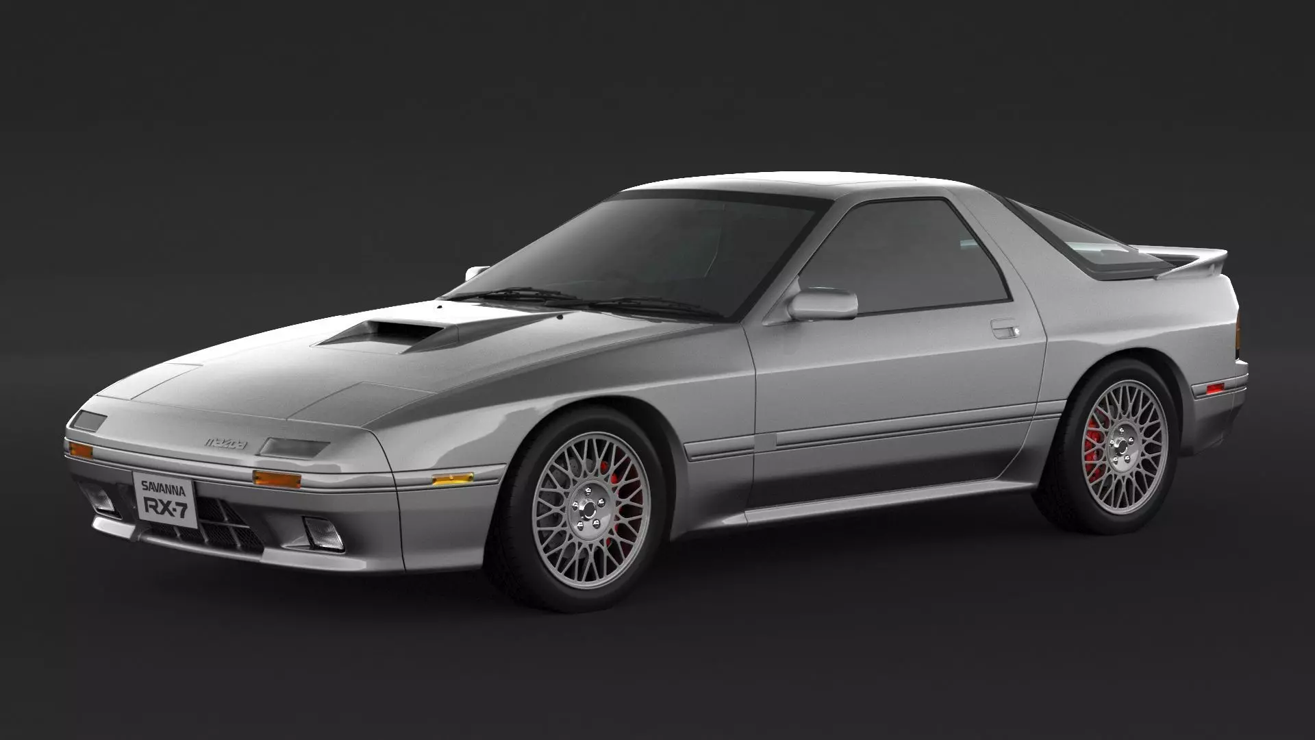 Mazda RX-7 FC3S S5 3D model_0
