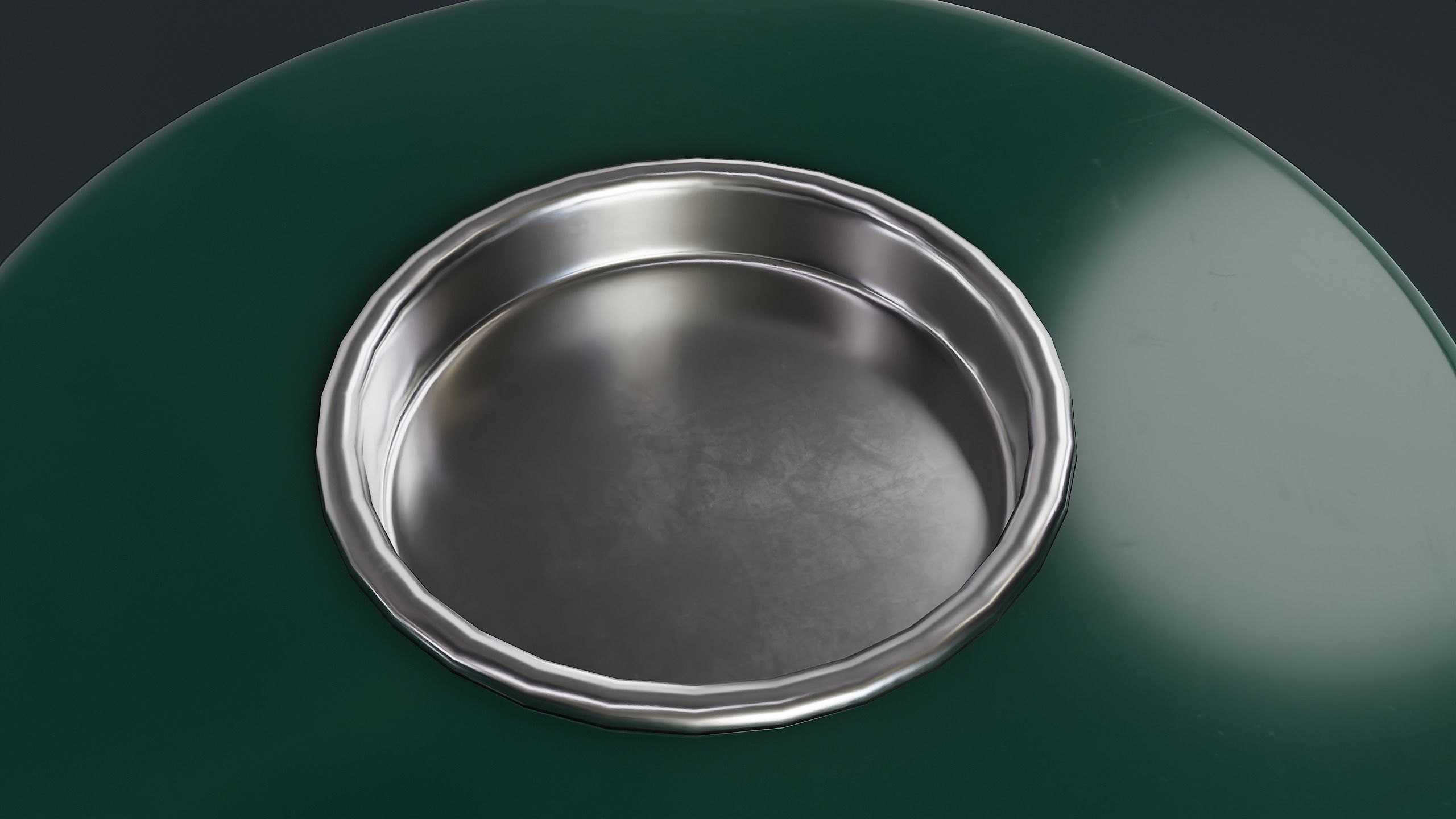 Street Trash Can 1 PBR Game Ready Low-poly 3D model_17