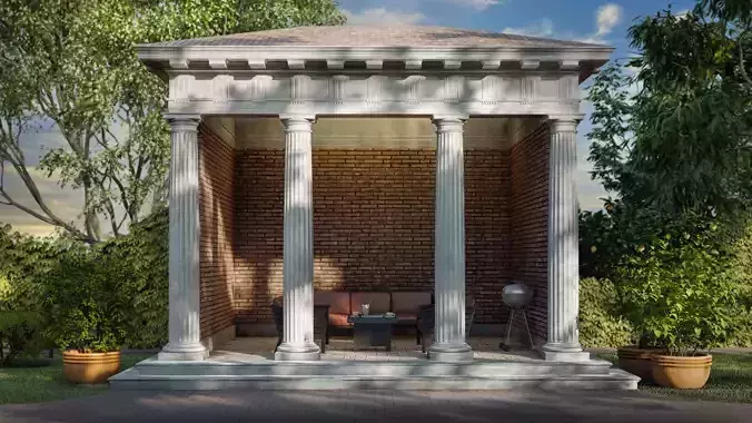 gazebo Doric column