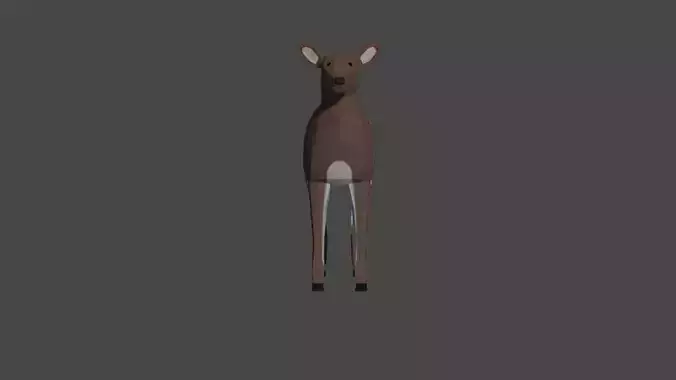 LowPoly Doe deer