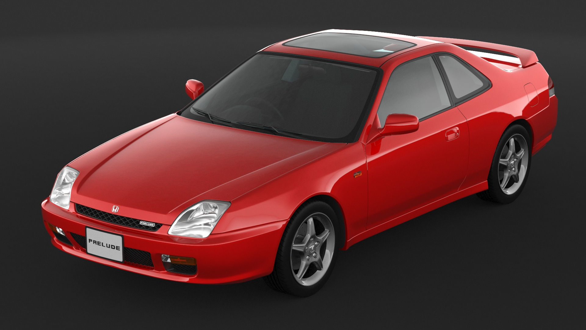 Honda Prelude 3D model_5