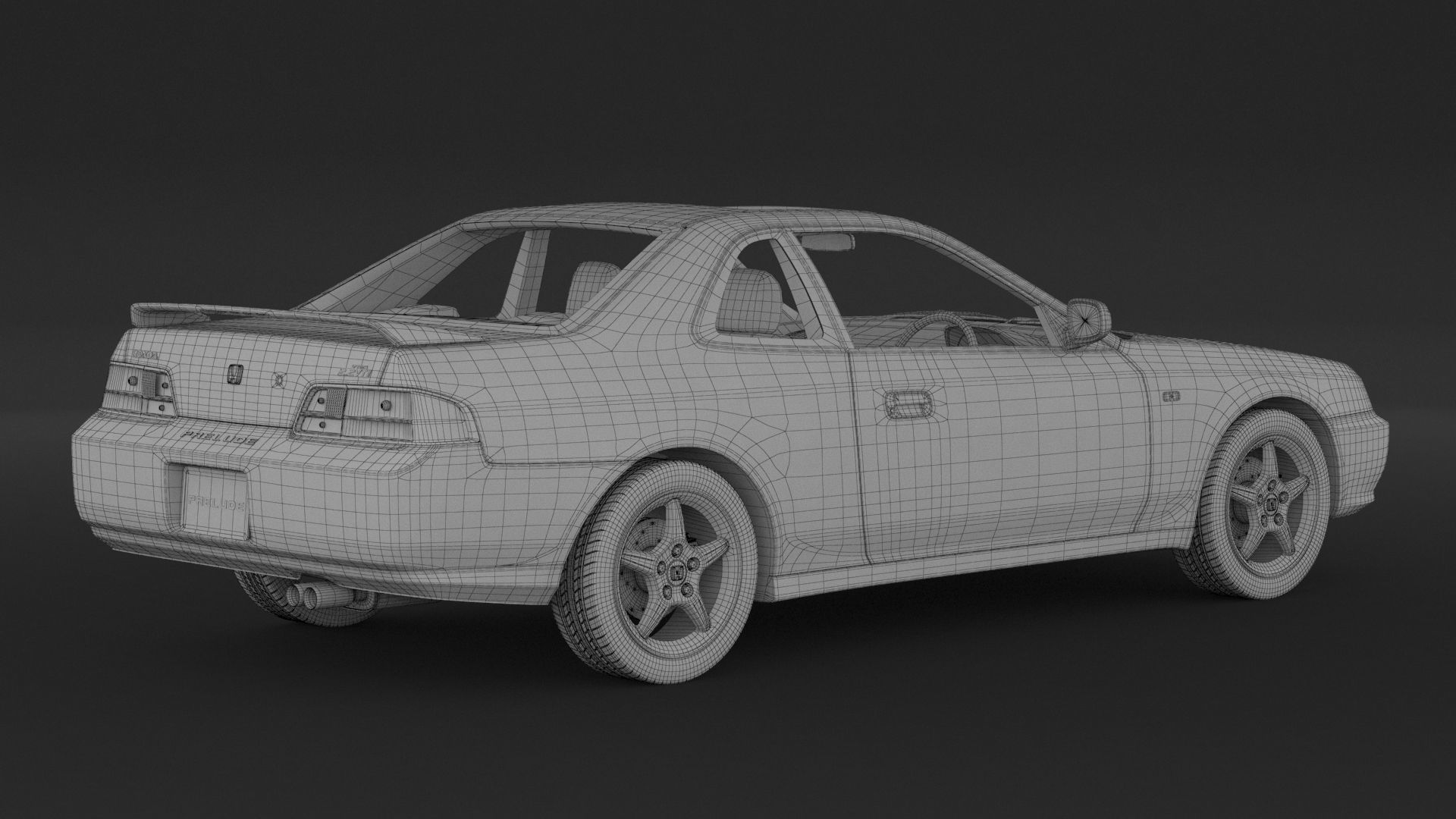 Honda Prelude 3D model_8
