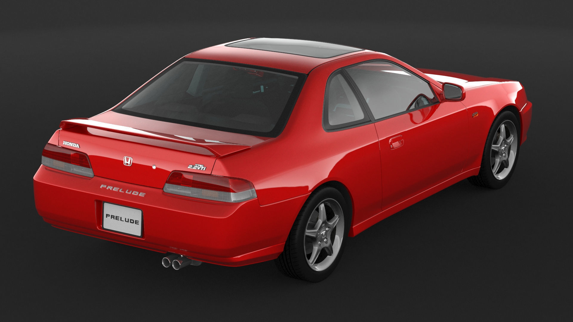 Honda Prelude 3D model_6