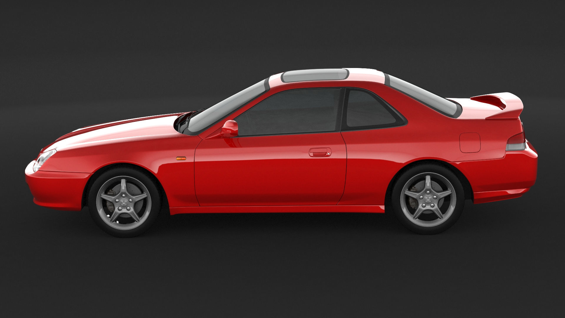 Honda Prelude 3D model_4