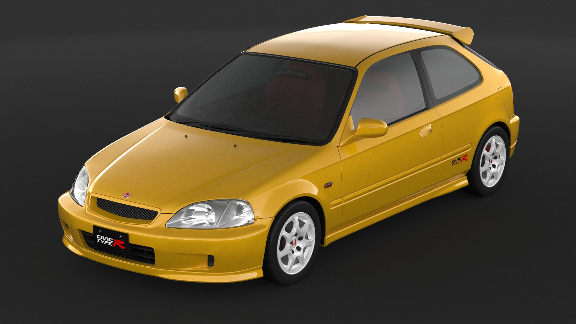 Honda Civic Type R 3D model_5