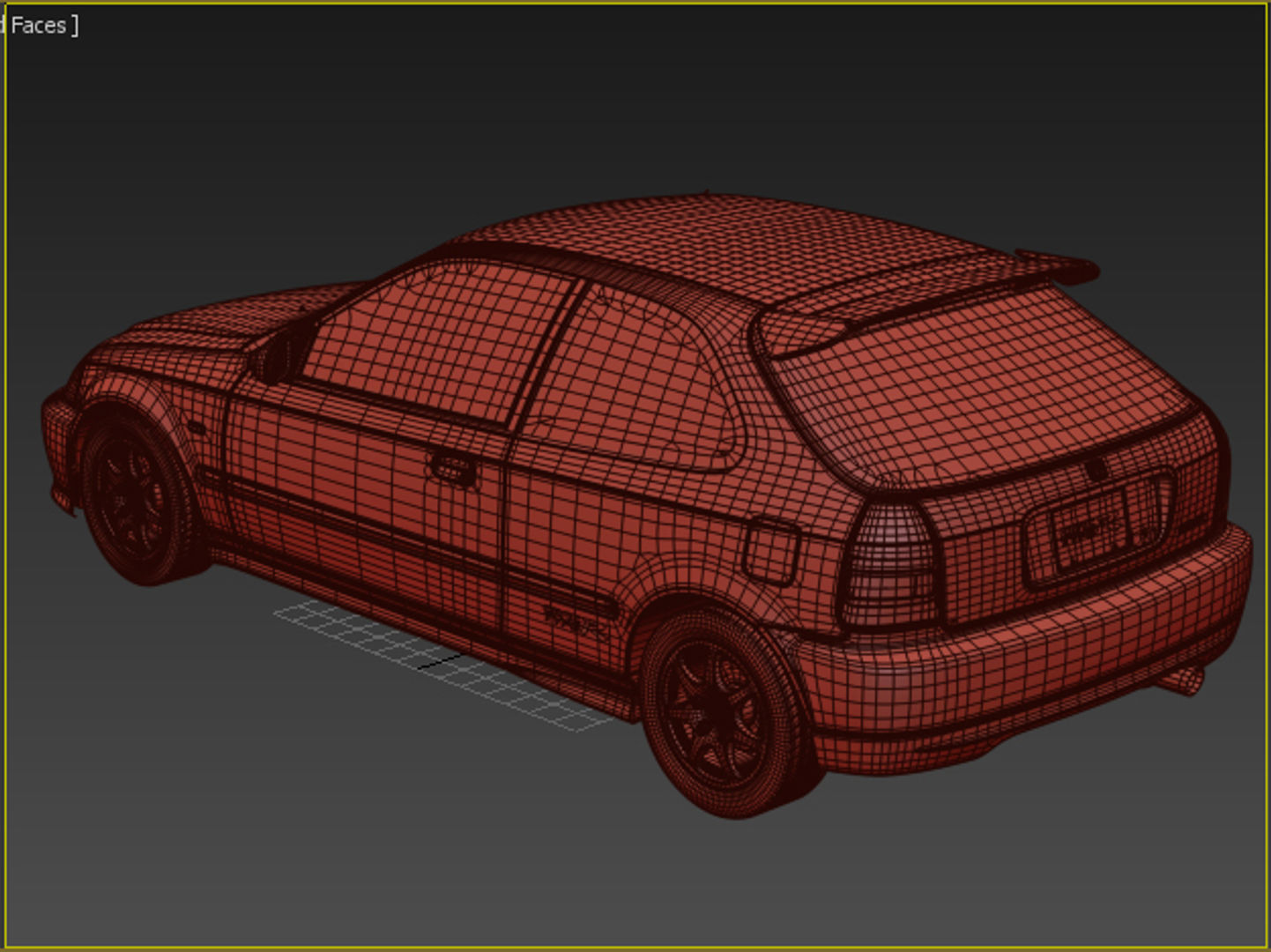 Honda Civic Type R 3D model_12