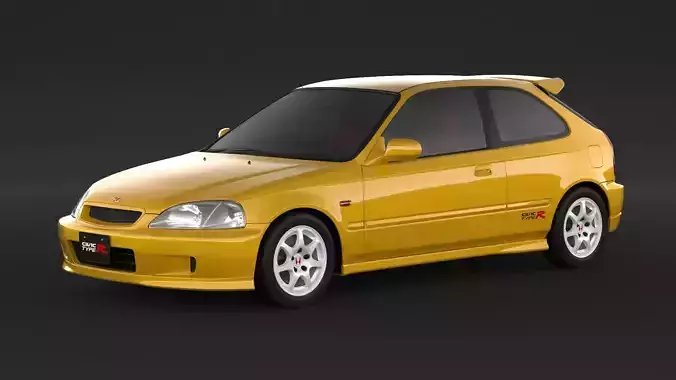 Honda Civic Type R 3D model