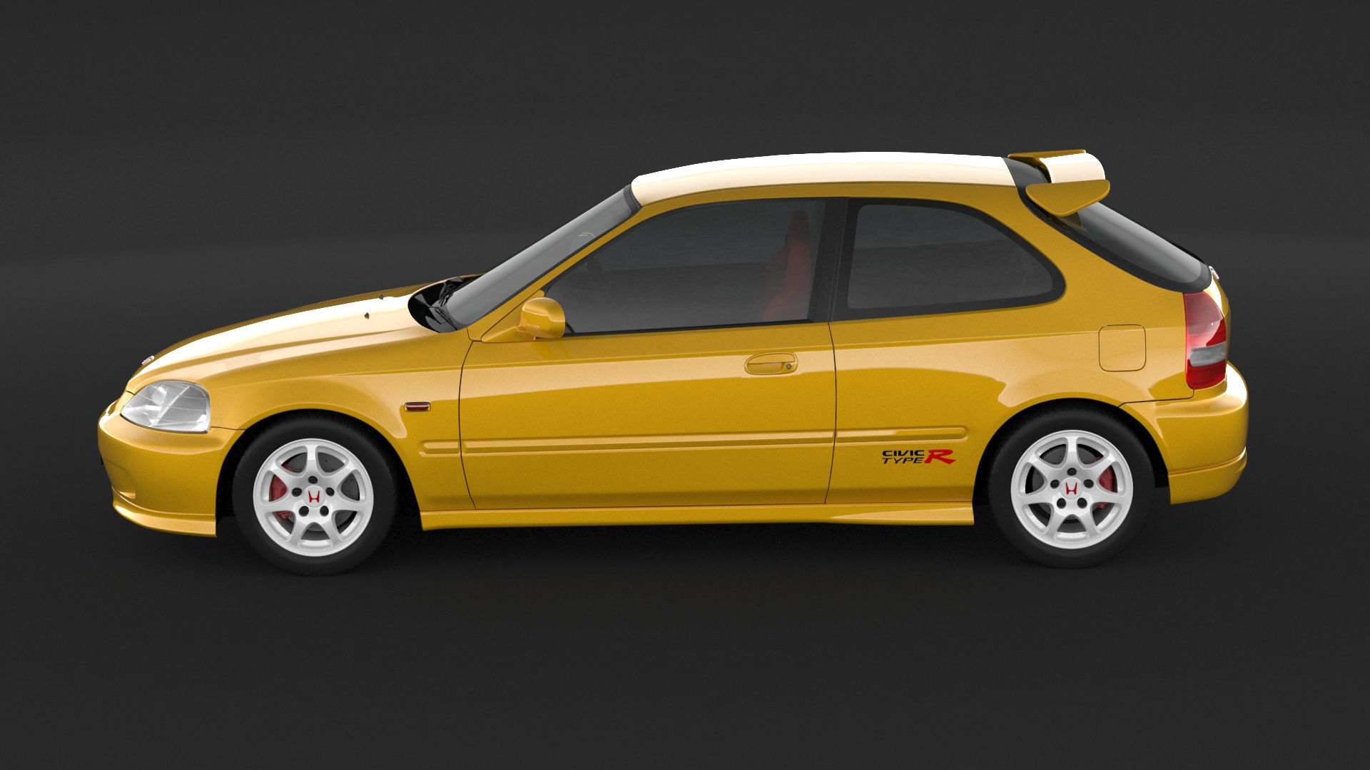 Honda Civic Type R 3D model_4